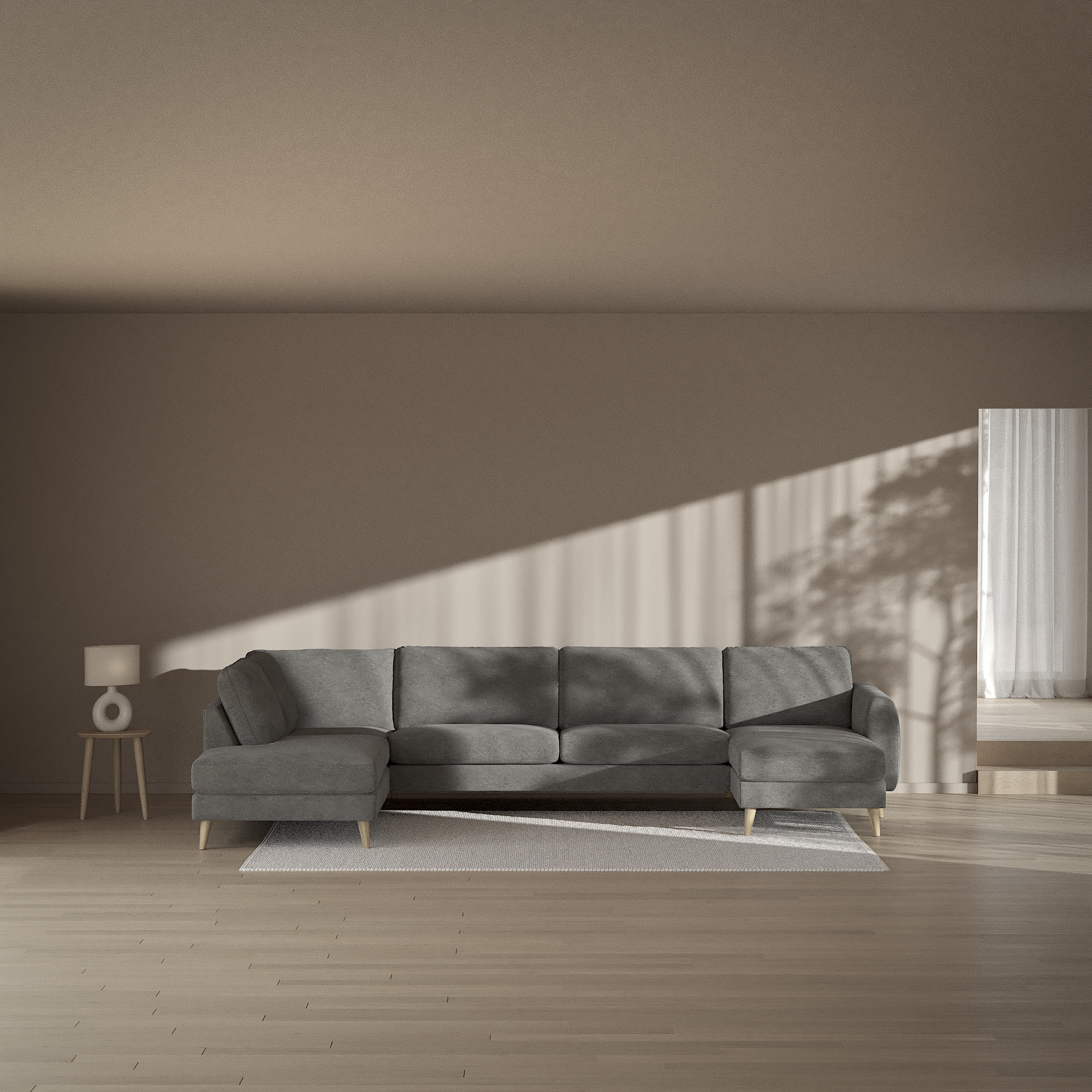 Bridge - 3-sits soffa med divan vänster och schäslong höger - inspiration