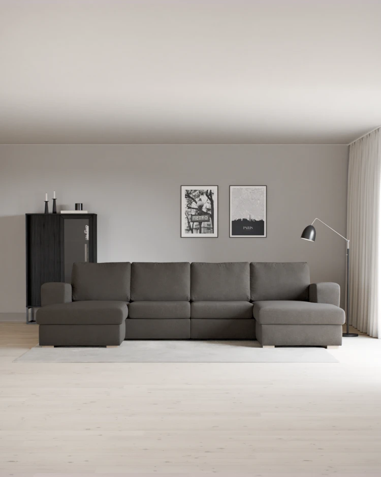Friday - 2-sits soffa med två schäslonger - inspiration
