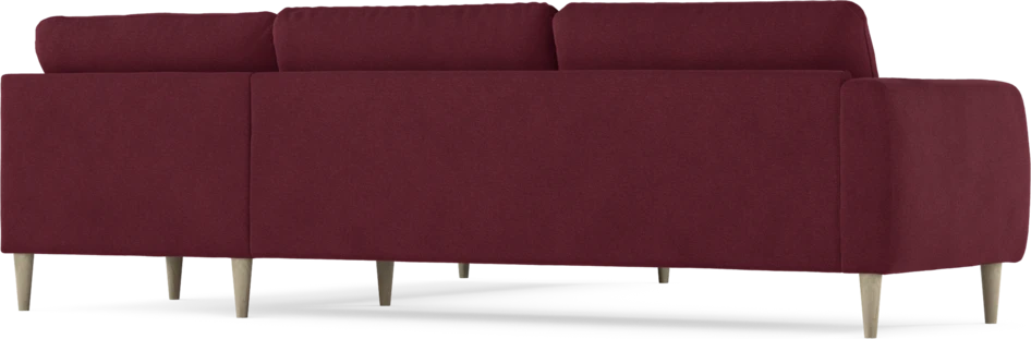 Bridge - Hörnsoffa, 3+2-sits - Röd