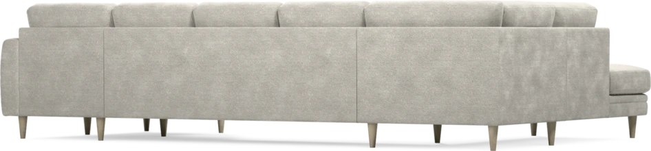 Eden - 3-sits soffa med divan vänster och schäslong höger - Grå