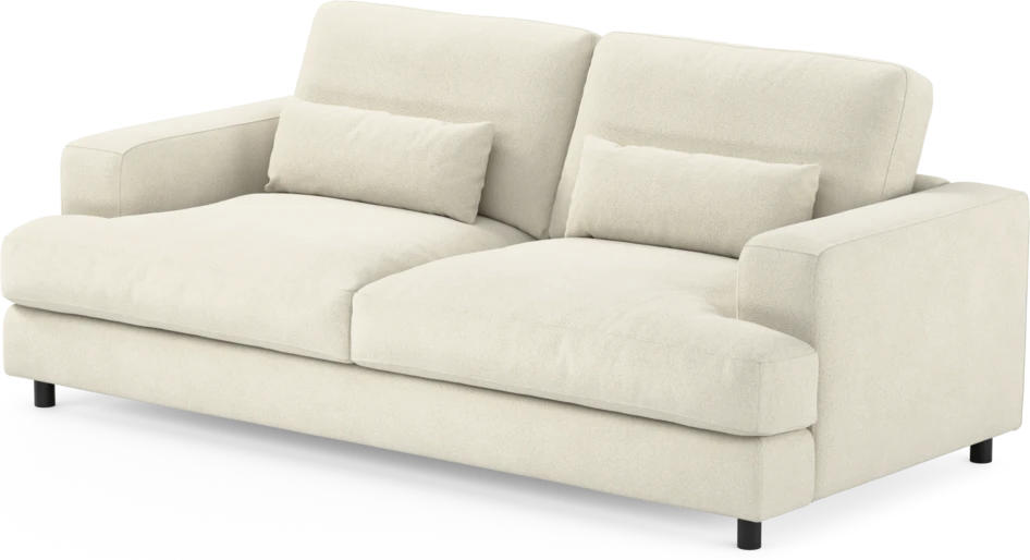 Noma - 3-sits soffa - Vit