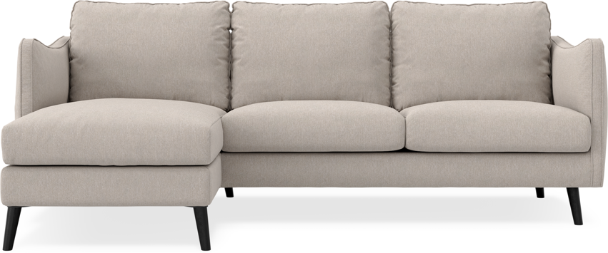 Madison Lux - 2-sits soffa med schäslong vänster - Beige