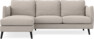 Madison Lux - 2-sits soffa med schäslong vänster - Beige