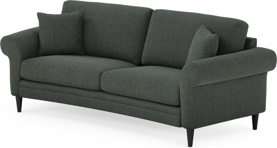 Eden - 2,5-sits soffa svängd - Grön