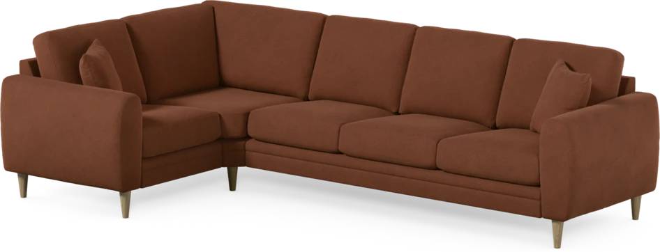Eden - Hörnsoffa, 1+3-sits - Orange