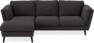 Madison - 2-sits soffa med schäslong vänster - Svart