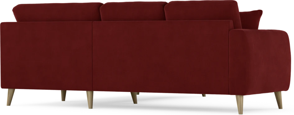 Eden - Hörnsoffa, 2+2-sits - Röd
