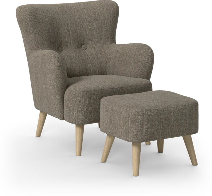 Timmy, Fåtölj med fotpall