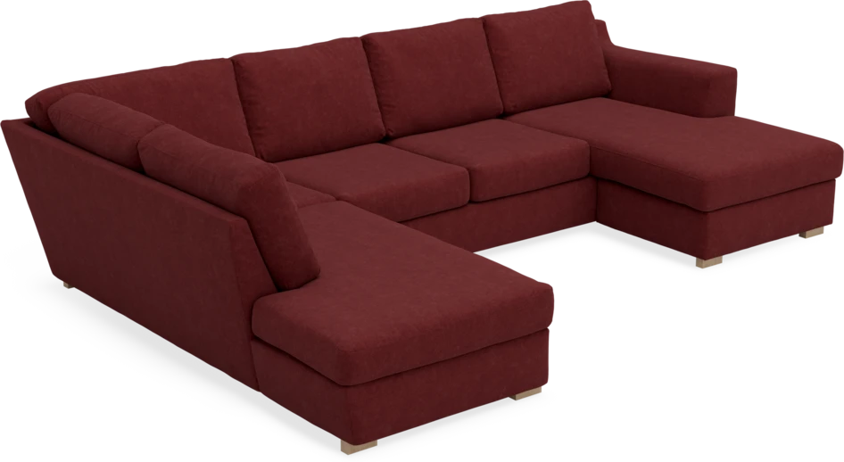 Friday - 3-sits soffa med divan vänster och schäslong höger - Rosa