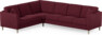 Eden - Hörnsoffa, 2+3-sits - Röd