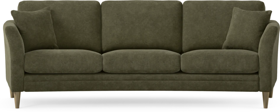 Eden - 3-sits soffa svängd - Grön