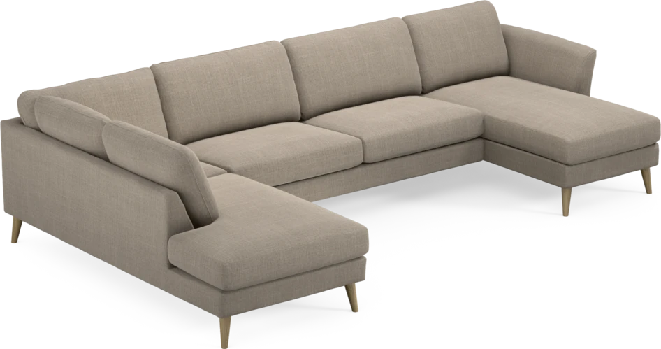 Bridge - 3-sits soffa med divan vänster och schäslong höger - Beige