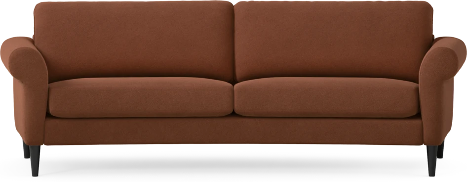 Bridge - 3-sits soffa svängd - Orange