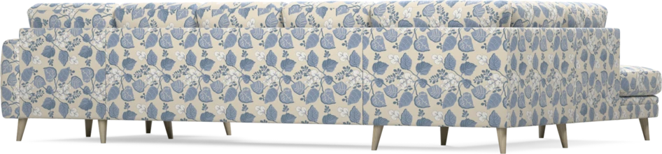 Eden - 3-sits soffa med divan vänster och schäslong höger - Flerfärgad
