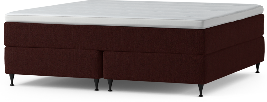 Delux Dream - Kontinentalsäng, dubbelsäng med bäddmadrass och sängben