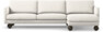 Madison Lux - 3-sits soffa med schäslong höger - Beige