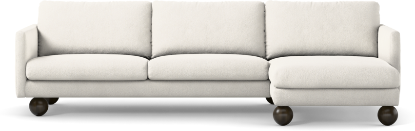 Madison Lux - 3-sits soffa med schäslong höger - Beige