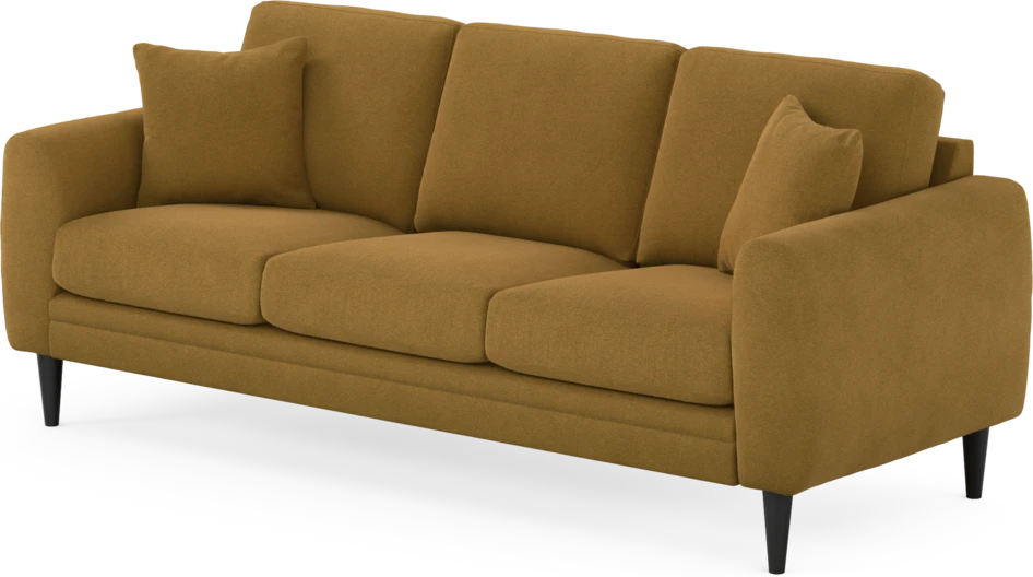 Eden - 3-sits soffa - Gul