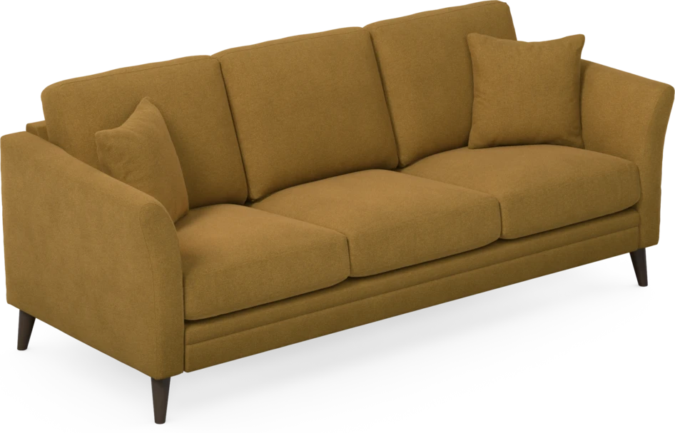 Eden - 3-sits soffa - Gul