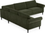 Bridge - Hörnsoffa, 2+3-sits - Grön
