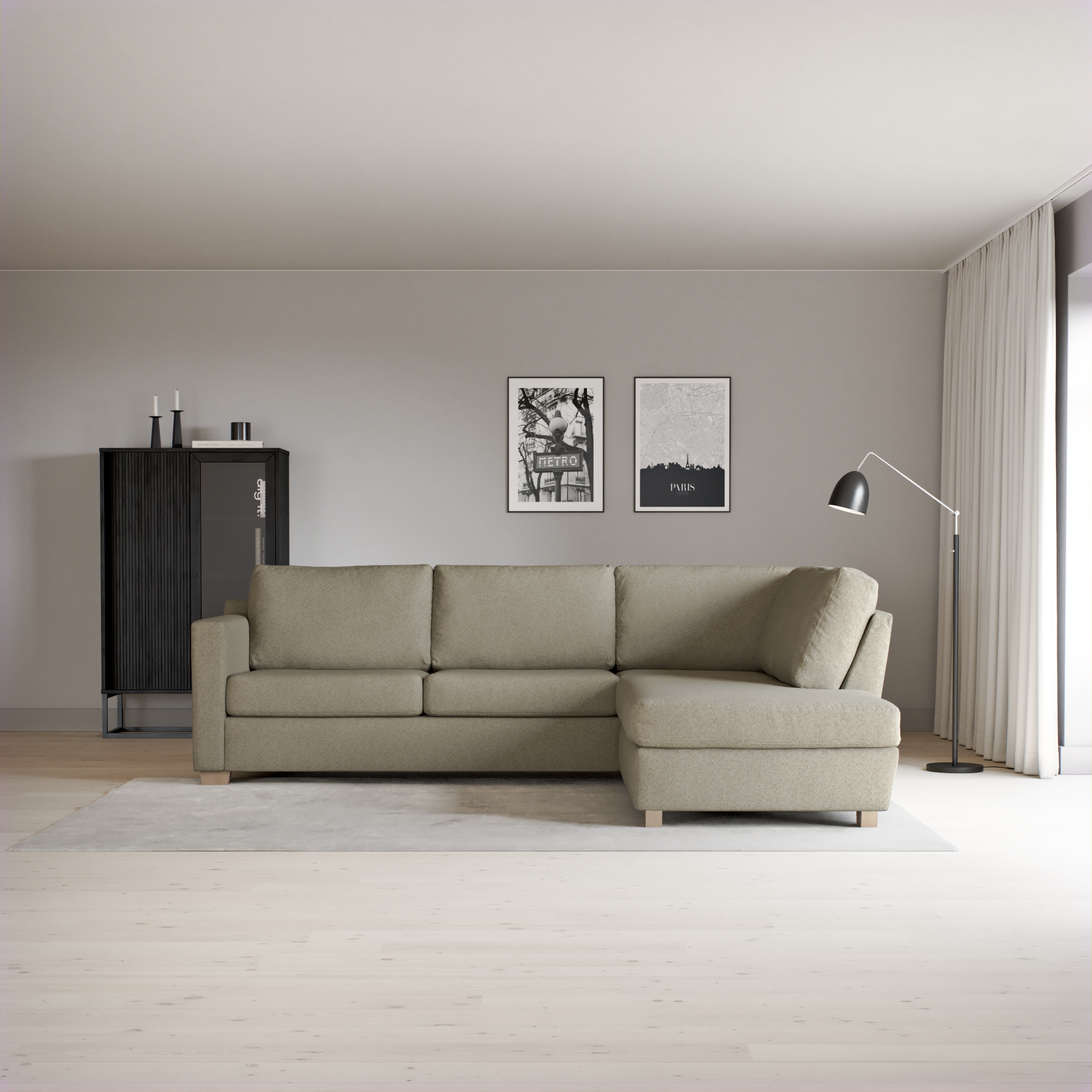 Friday - 2,5-sits soffa med divan höger - inspiration