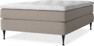 Delux Sense - Kontinentalsäng, enkelsäng 140 cm med bäddmadrass - Beige