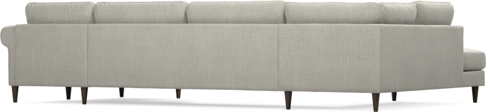 Bridge - 3-sits soffa med divan vänster och schäslong höger - Grå