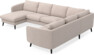 Madison - Hörnsoffa med schäslong vänster - Beige