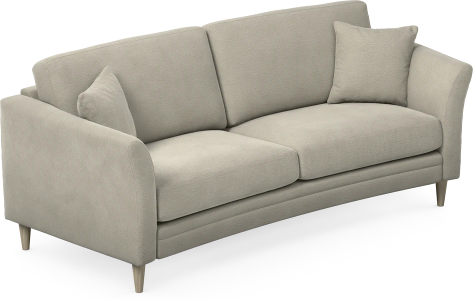 Eden - 2,5-sits soffa svängd - Brun