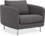 Madison Lux - Fåtölj, 70 cm - Grå
