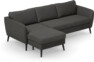 County - 3-sits soffa med flyttbar schäslong - Grå