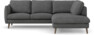 Madison - 2-sits soffa med divan höger - Vit