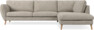 Madison Lux - 3-sits soffa med divan höger - Vit