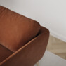 Madison - 2-sits soffa med schäslong höger - Orange