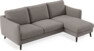 Madison Lux - 2-sits soffa med schäslong höger - Beige