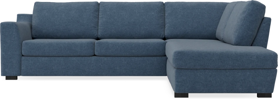 Friday - 2,5-sits soffa med divan höger - Blå