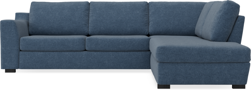 Friday - 2,5-sits soffa med divan höger - Blå