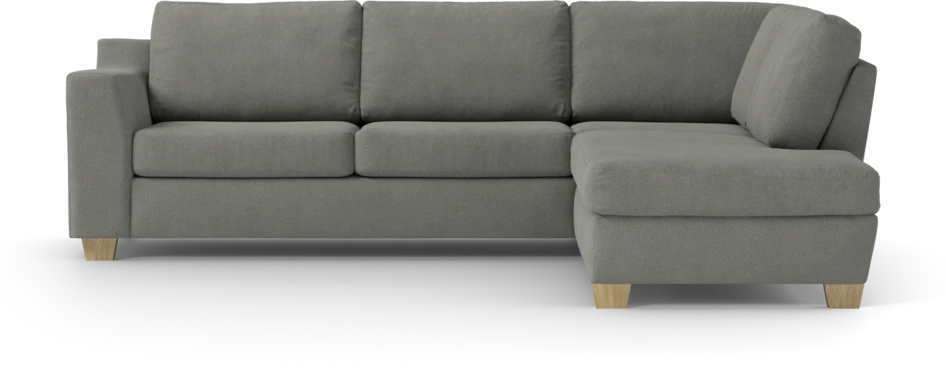 Friday - 2,5-sits soffa med divan höger - Grå