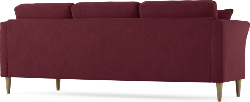Eden - 3-sits soffa svängd - Röd