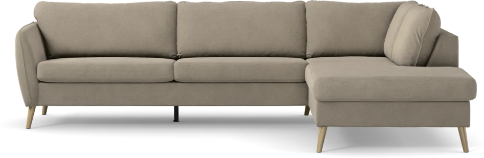 County - 2,5-sits soffa med divan höger - Beige