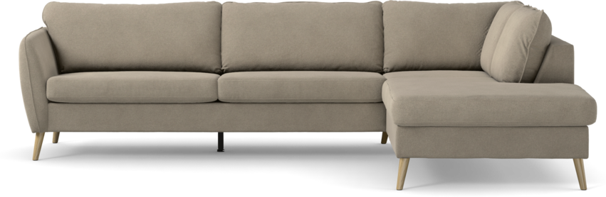 County - 2,5-sits soffa med divan höger - Beige