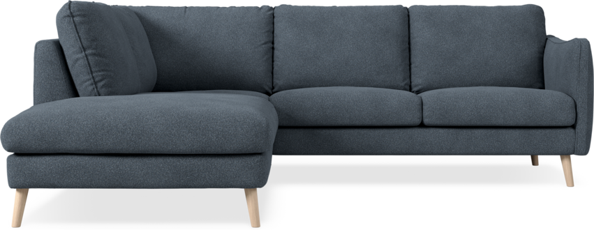 Madison Lux - 2-sits soffa med divan vänster - Vit
