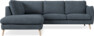 Madison Lux - 2-sits soffa med divan vänster - Vit