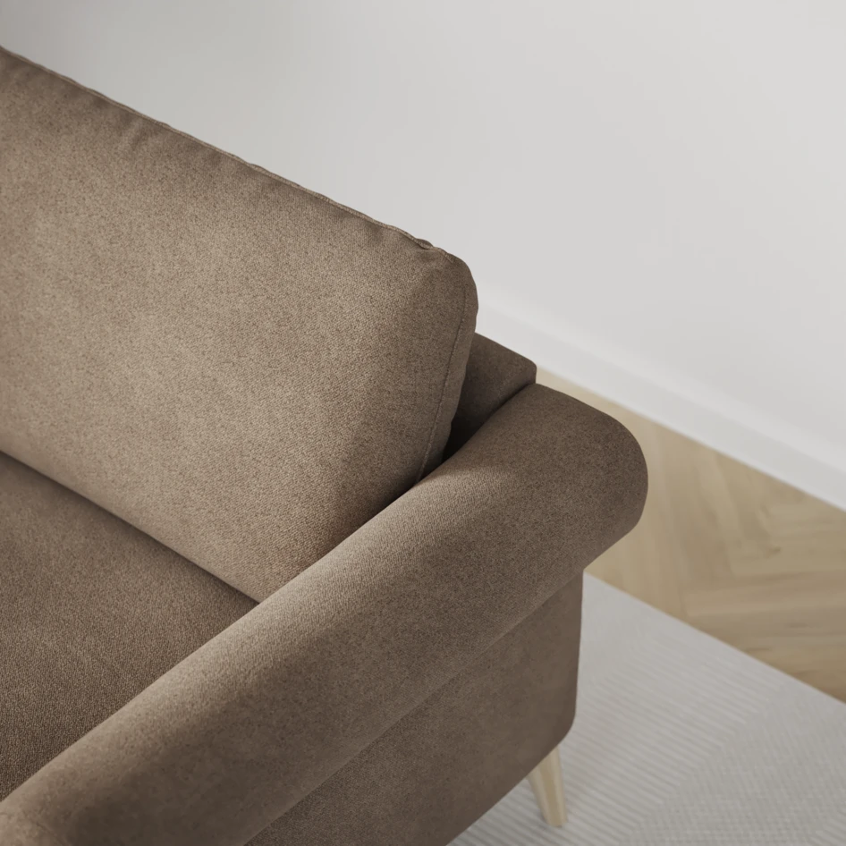 Bridge - 3-sits soffa - Brun