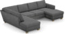 Friday - 3-sits soffa med divan vänster och schäslong höger - Grå