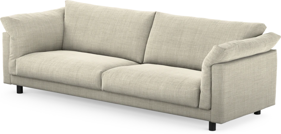 Cherrie - 4-sits soffa, fast klädsel - Beige