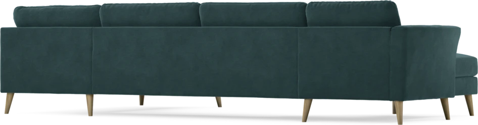 Bridge - 3-sits soffa med schäslong vänster och divan höger - Blå