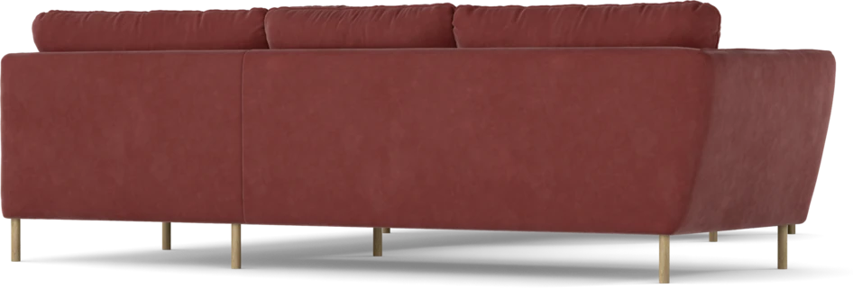 Madison Lux - Hörnsoffa med schäslong höger - Rosa