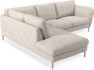 Madison - 2-sits soffa med divan vänster - Vit