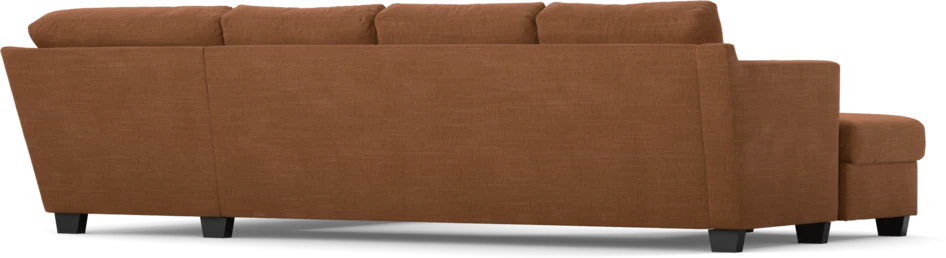 Friday - 3-sits soffa med schäslong vänster och divan höger - Orange